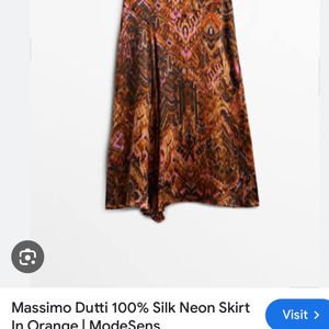 Silk Skirt (Massimo Dutti )