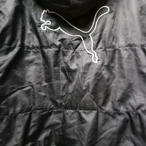 Puma Men Nylon & Net Standard Length Jacket