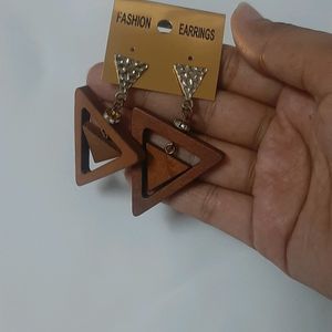 Wooden Handmade Earrings