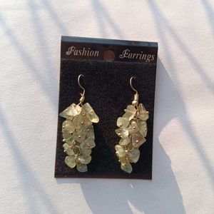 Green Aventurine Crystal Earrings