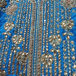 Blue Kurti-Salwar Set