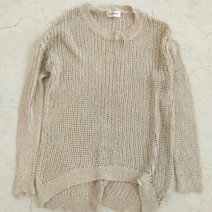 Golden Thread  Knit Top