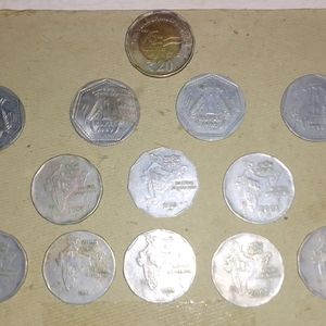 Old And 75 Aazadi Ka Amrit Mahotsav Coin Combo