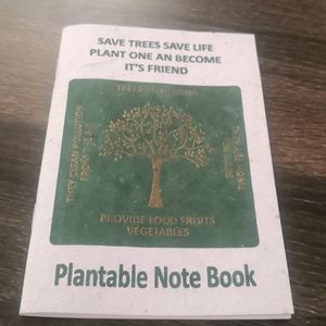 Plantable  Notepad
