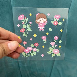 Pack Of 50 Kawaii Stickers Sheet 👌