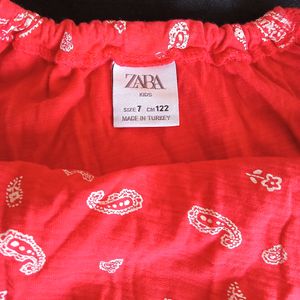 Zara Cotton Top For Summers In Great Condition