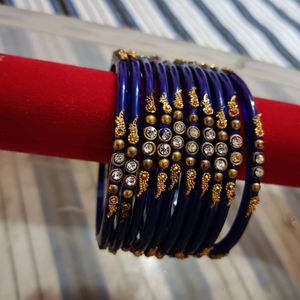 Blue Designer Bangles