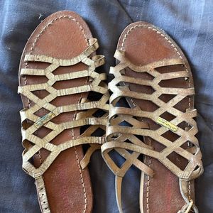 Gold Sandals size 40