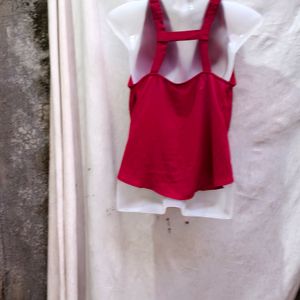 2.9 MAROON SEXY CROP TOP