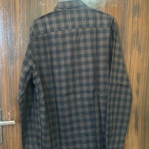 Branded Brown Check Shirt Indian Terrain