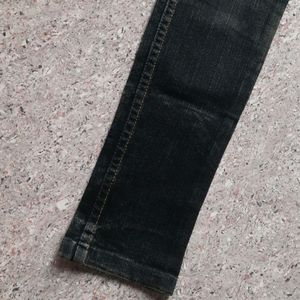 Black +brown Shade Denim Jean