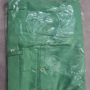 Men Formal Pant Light Green Colour