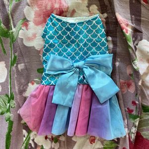 New Kutkut Puppy Frock Mermaid Design Small Size