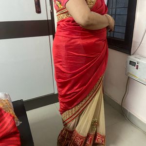 Beautiful Saree With Unstitched Blouse