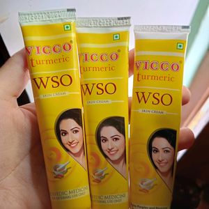 Vicco Turmeric WSO Cream 3 Tubes