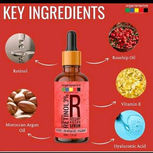 Retinol Rosehip Argan Serum