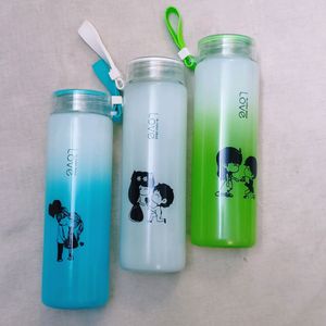 Love Birds Glass Bottle (500ml)