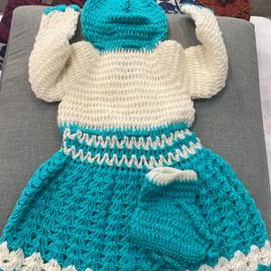 Woolen Baby Frock