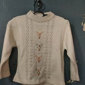 Girls Woolen Top