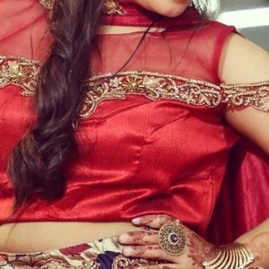 Price Drop Saree Cum Lehnga Set