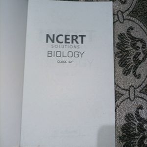 Biology NCERT Solution  Book (Class - 12)