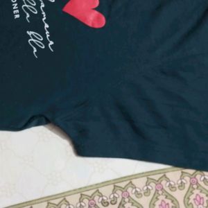 Tees World Heart Beat Graphic Printed T Shirt