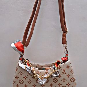 Beautiful LV Print Sling Bag