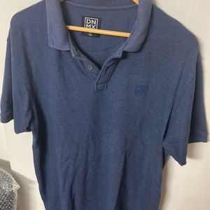 XL Blue Polo Collar Tshirt