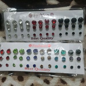 New 36 Pair Stud Earrings