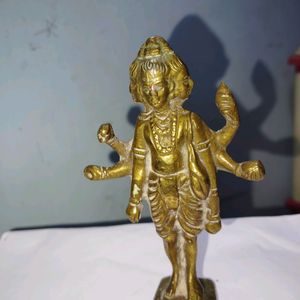 Brass Brahma Idol