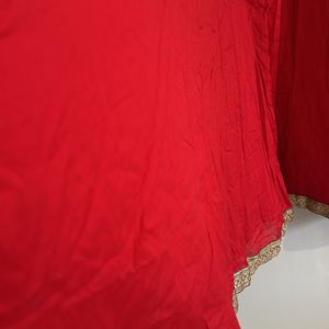 Red 4 metrr gher lehnga