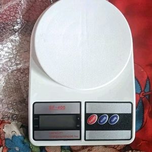 Kitchen Weight Scale White Colour