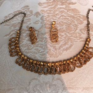 Golden Choker Set