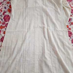 Men White Chikankari Kurta 4