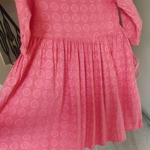 Girls Pure Cotton Printed Dress