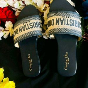 Christian Dior inspired slides