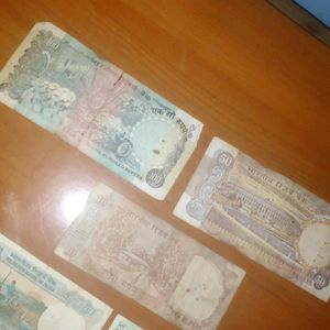 Rare 100, 50, 10, 5, 2, 1 Old Currency Set