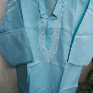 Traditional Bangali Kurta Chikenkari