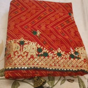 New Chundari Pattern Saree Sealed Pack