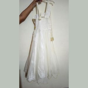 White Stonework Gown