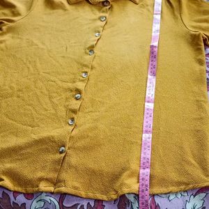 Women Casual Shirts- Mustard