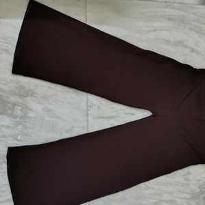 🔥coffee brown 🤎 wide leg trouser. new never used