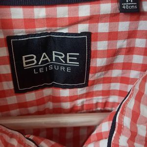 PRICE DROP Classy Orange Checks Shirt