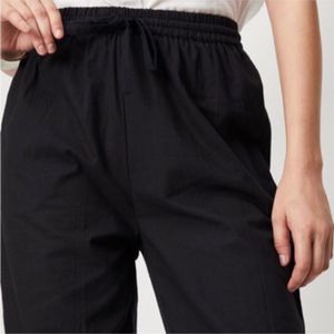 Black Cotton Pants