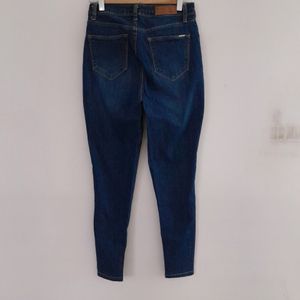 Dark Blue High Rise Jeans (Women's)