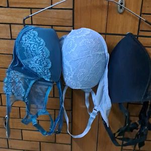 Combo Of Three Imported Fabric Bra