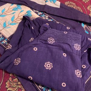 Pure Cotten Dupatta With Matching Salwar Free