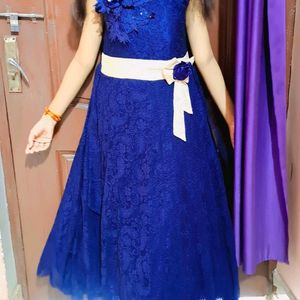 Blue Wedding Dress For Girls