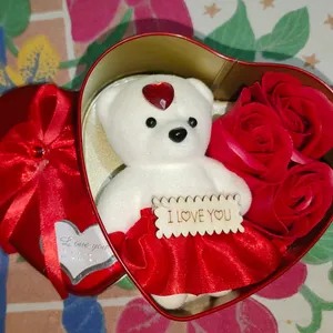 Lovely Teddy With Roses Set /Gift Item