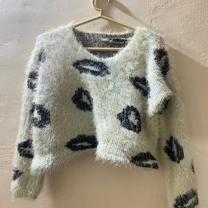 Fur Crop sweater Women